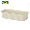 IKEA NOJIG Kotak Pengatur Bahan Plastik 10x20x5 cm