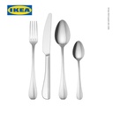 IKEA GAMMAN Peralatan Makan Set Isi 24Pcs