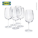IKEA STORSINT Gelas Kaca Bening untuk Wine 68cl Set Isi 6pcs