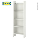 IKEA BAGGEBO Rak Buku Putih 50x25x160 cm