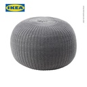 IKEA SANDARED Tempat Duduk Pouffle / Beanbag Minimalis Serbaguna Abu-abu