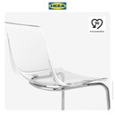 IKEA TOBIAS Kursi Makan / Kerja Minimalis Serbaguna Transparan