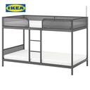 IKEA TUFFING Rangka Tempat Tidur Tingkat Abu-Abu Tua 90x200 cm