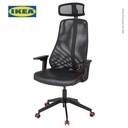 IKEA MATCHSPEL Kursi Gaming Hitam Nyaman