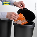IKEA HOLASS Tempat Sampah Dengan Tutup Kapasitas 8 L