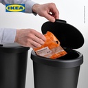 IKEA HOLASS Tempat Sampah Dengan Tutup Kapasitas 8 L