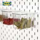 IKEA SKADIS Wadah Penyimpanan Dengan Tutup Serbaguna untuk Pegboard