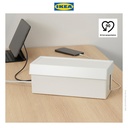 IKEA SATTING Kotak Pengatur Kabel Dengan Penutup Minimalis