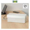 IKEA SATTING Kotak Pengatur Kabel Dengan Penutup Minimalis