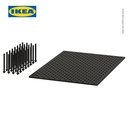 IKEA UPPDATERA Pegboard Pengatur Laci Antrasit 80cm