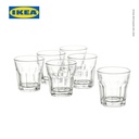 IKEA POKAL Gelas Snaps Kaca Bening 5cl Isi 6pcs
