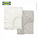 IKEA LENAST Sprei Kasur Bayi Berkaret 60x120 cm Isi 2pcs