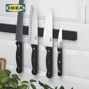 IKEA HULTARP Tempat Pisau Magnet Dinding Hitam 38 cm