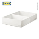 IKEA STUK Kotak Penyimpanan Dengan Kompartemen 34x51x10 cm