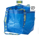 IKEA BRATTBY Kantong / Tas Belanja Kapasitas Kecil 27x27 cm