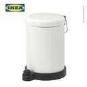 IKEA TOFTAN Tempat Sampah Minimalis Putih 4L