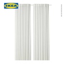 IKEA HILJA Tirai Gorden 1 Pasang Putih 145x250 cm Sepasang Isi 2pcs