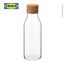 IKEA 365+ KARAFE Botol Bening 1L dengan tutup