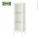 IKEA BAGGEBO Lemari Pajangan dengan Pintu Kaca 34x30x116 cm