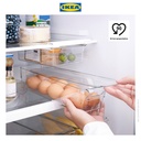 IKEA KLIPPKAKTUS Kotak Penyimpanan Serbaguna Untuk Kulkas Transparan 32x10x8cm
