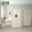 IKEA VARHAUG Penyekat Ruangan Minimalis Krem 242x157cm