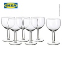 IKEA FORSIKTIGT Gelas Anggur Kaca Bening 16cl Isi 6pcs
