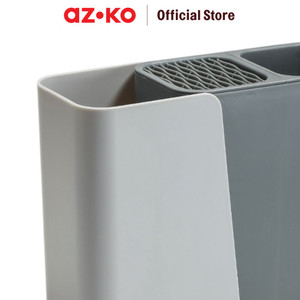 [EZO.0800018] AZKO Stora Glie Tempat Peralatan Masak Extendable - Abu-Abu Cooking Utensils Holder Tempat Simpan Spatula Sutil Serbaguna Organizer Sendok Masak Perlengkapan Dapur