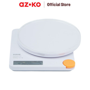 [EZO.0800026] AZKO Kris 5 kg Timbangan Dapur Digital Ks201 Kitchen Scale Alat Pengukur Berat Bahan Makanan Serbaguna Perlengkapan Dapur Peralatan Masak