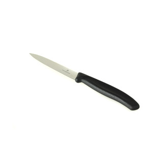 [EZO.0800031] AZKO Victorinox 10 cm Pisau Paring Pointed Tip 67703 - Hitam Pisau Dapur Kecil Piso Tajam Paring Knife Peralatan Masak Perlengkapan Dapur Kitchenware