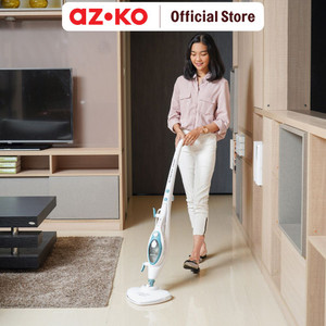 [EZO.0800042] AZKO Ariete Alat Pel Steam 10 In 1 Pelan Lantai Uap Serbaguna Floor Mop Kain Lap Lantai Alat Kebersihan