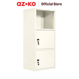 [EZO.0800057] Stora Milka Rak Kabinet Penyimpanan Dengan Pintu - Putih Organizer Serbaguna Tempat Simpan Barang Multifungsi Rak Storage Perlengkapan Rumah
