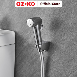 [EZO.0800064] AZKO Fosa Set Toilet Shower Toilet Hose Semprotan Selang Air Kloset Aksesoris Kamar Mandi Selang Wc
