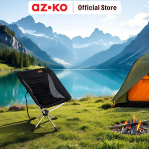 [EZO.0800069] AZKO Soleil Kursi Lipat Swivel 360 Folding Chair Kursi Memancing Bangku Lipat Kemah Furniture Outdoor