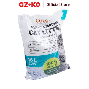[EZO.0800070] AZKO Cavea Pasir Kucing Silica Gel Cat Litter Sand Perawatan Hewan Peliharaan Kebutuhan Anabul