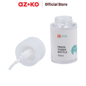 [EZO.0800084] AZKO Ataru 100 ml Botol Toner Press Petg Travel Bottle Wadah Toner Praktis Serbaguna Perlengkapan Traveling
