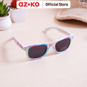 [EZO.0800091] AZKO Ataru Kacamata Anak Dengan Pouch Tie Dye Kacamata Hitam Kids Kid Sunnies Eyewear Aksesoris Fashion Anak Anak
