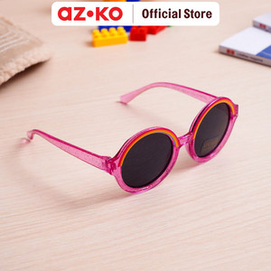 [EZO.0800094] AZKO Ataru Kacamata Sunglasess Anak Rainbow - Pink Kacamata Hitam Kids Kid Sunnies Eyewear Aksesoris Fashion Anak Anak