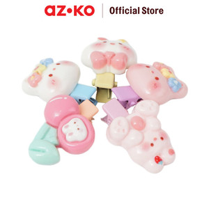 [EZO.0800101] AZKO Ataru Set 10 Pcs Jepit Rambut Anak Hair Tie Aksesoris Karet Rambut Cewek Hair Clip Aksesoris Jepitan Cewek Aksesori Kepala