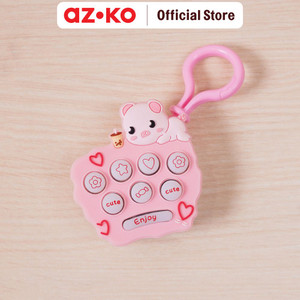 [EZO.0800135] AZKO Ataru Gantungan Kunci Memory Animal Random Key Chain Penanda Kunci Serbaguna Key Ring Accessories