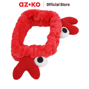 [EZO.0800145] AZKO Ataru Bando Crab - Merah Headband Aksesoris Rambut Bandana Wanita Women Accessories Hiasan Kepala