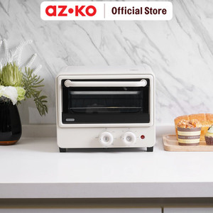 [EZO.0800171] AZKO Memoo 12 ltr Oven Toaster - Putih Pemanggang Makanan Panggangan Food Heater Perlengkapan Dapur Kitchen Electronic