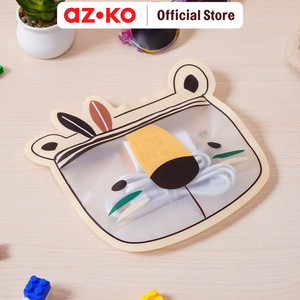 [EZO.0800185] AZKO Ataru 19X19 cm Set 3 Pcs Plastik Pembungkus Makanan Zipper Indian packaging pembungkus makanan kantong pengemas food packing