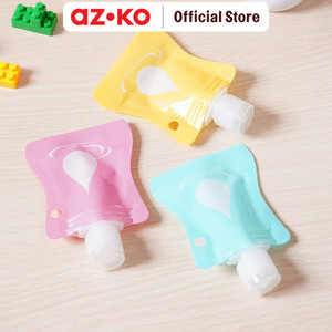 [EZO.0800206] AZKO Ataru 30 ml Set 3 Pcs Botol Travel travel bottle wadah sabun sampo aseton praktis serbaguna perlengkapan traveling