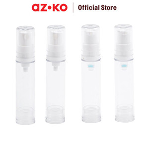[EZO.0800207] AZKO Ataru 30 ml Set 4 Pcs Botol Cairan Semprot Airless - Transparan botol semprotan serbaguna bottle sprayer botol spray multifungsi
