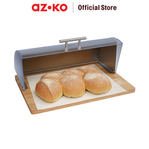 [EZO.0800222] AZKO Delicia Tempat Roti Lignum Wd bread container wadah penyimpanan roti aesthetic perlengkapan dapur dessert storage