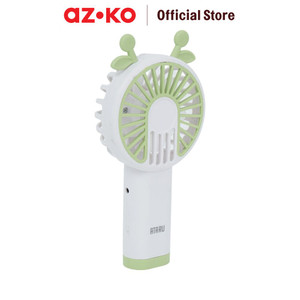[EZO.0800242] AZKO Ataru Kipas Angin Portabel Rechargeable Bee - Putih portable fan kipas mini travel serbaguna kipas angin isi ulang penyejuk udara