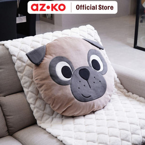 [EZO.0800247] AZKO Ataru Bantal Sofa Pug Face cushion sofa aesthetic bantal dekorasi sofa bentuk pug face throw pillow couch