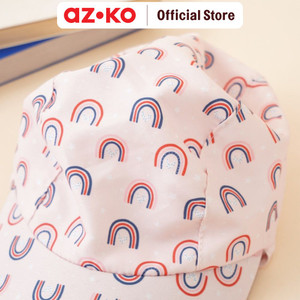 [EZO.0800316] AZKO Ataru Topi Baseball Dengan Neck Flap Rainbow kids baseball cap aksesoris kepala kid hat topi anak anak lucu