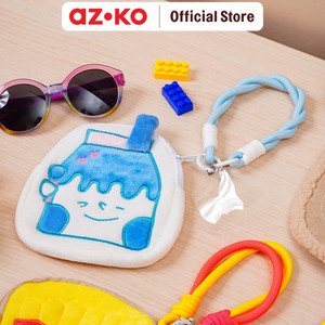 [EZO.0800320] AZKO Ataru Gantungan Kunci Strap Pouch Food Random key chain penanda kunci serbaguna key ring accessories
