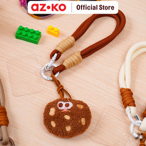 [EZO.0800322] AZKO Ataru Gantungan Kunci Strap Plush Food Random key chain penanda kunci serbaguna key ring accessories